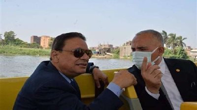 أبرز ما جاء خلال الجلسة المفتوحة بين رئيس الأعلى للإعلام ووزير الري .. صور