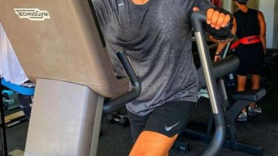 فورمة الساحل.. تدريبات شاقة لخالد النبوي (صور)