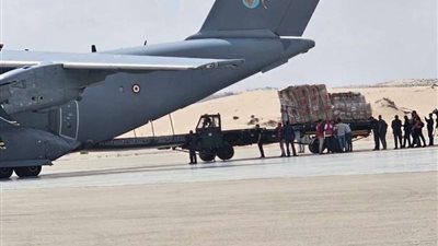 مطار العريش يستقبل طائرة مساعدات من البرازيل تمهيدا لإدخالها غزة