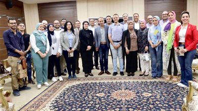 رئيس الهيئة المصرية العامة للكتاب يستقبل أعضاء تنسيقية شباب الأحزاب