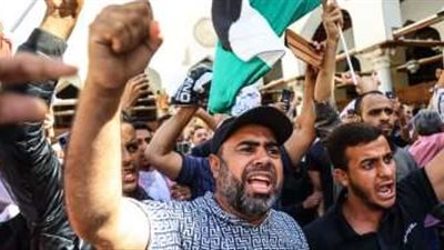 الله أكبر.. المصلون يرددون تلك الهتافات دعما للقضية الفلسطينية بجامع الازهر