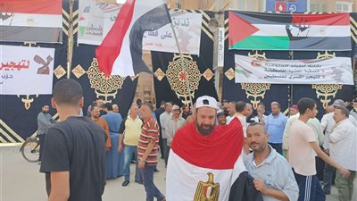 يالا يا سيسي خد قرار.. هتافات أهالي المنوفية تضامنا مع الشعب الفلسطيني
