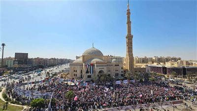 وكيل الأزهر الشريف على رأس الوقفة التضامنية مع أهل فلسطين