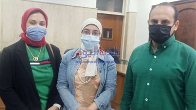 تطعيم العاملين بإدارة جامعة المنوفية