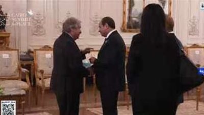 الرئيس السيسي يستقبل القادة والزعماء المشاركين بقمة القاهرة للسلام