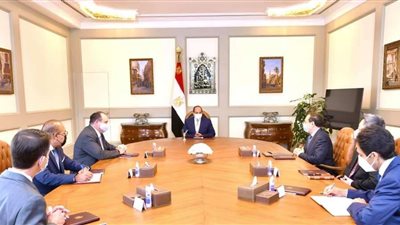 الرئيس السيسي يستقبل رئيس مجلس إدارة شركة أباتشي الأمريكية