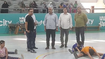 وكيل الشباب والرياضة يتفقد تدريبات المشروع القومي للموهبة الحركية بالقليوبية