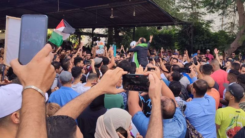 جانب من المسيرات