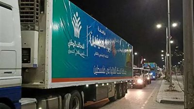 عاجل| دخول شاحنات مساعدات إنسانية عبر معبر رفح إلى قطاع غزة