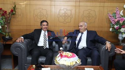 بالصور | رئيس هيئة قضايا الدولة يستقبل رئيس محكمة الجنايات وأمن الدولة العليا