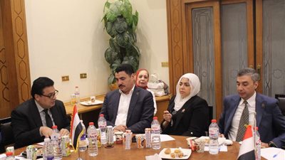 وفد من تنسيقية شباب الأحزاب في استضافة حزب الغد