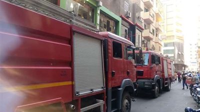 السيطرة على حريق داخل مطبعة هيئة المساحة بالطالبية