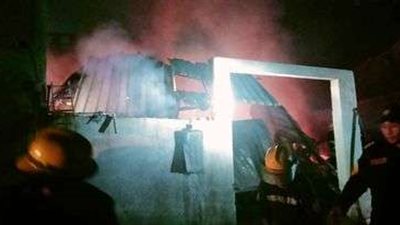 السيطرة على حريق داخل مخزن في مدينة نصر