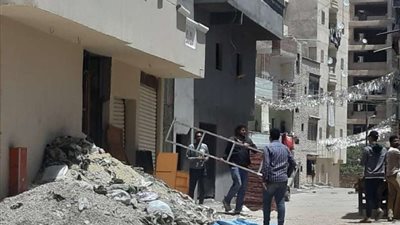 الجيزة تزيل 14 حالة بناء مخالف بالبدرشين والعياط وأوسيم