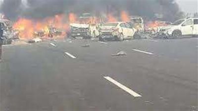 التحريات تكشف سبب حادث طريق «القاهرة - الإسكندرية» الصحراوي بالبحيرة