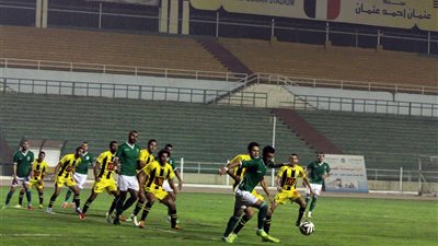 شوط مثير.. التعادل الإيجابي يحسم الشوط الأول بين الاتحاد والمقاولون العرب