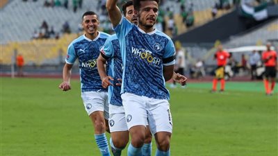 مصطفى فتحي يسجل الهدف الثاني لبيراميدز في شباك المصري بالدوري