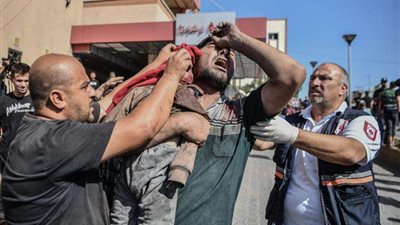 «القاهرة الإخبارية»: 43 شهيدًا جراء استهداف الاحتلال منطقة النصيرات