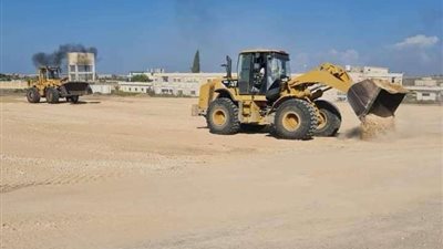 بدء العمل في إنشاء المستشفى الميداني بالشيخ زويد لاستقبال جرحى غزة | صور