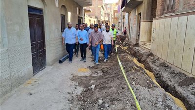 رئيس مياه سوهاج يتفقد محطات ومشروعات مياه الشرب والصرف الصحي بساقلتة