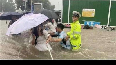 ارتفاع عدد القتلى فى فيضانات الصين إلى 51 شخصا