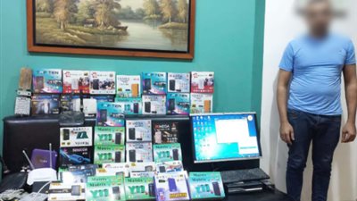 القبض على القائم على إدارة محطة بث تليفزيوني لاسلكية بدون ترخيص بالمرج