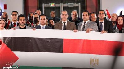 حملة السيسي أبرز المتضامنين مع فلسطين| تفاصيل