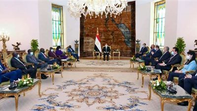 الرئيس السيسي يؤكد على موقف مصر الثابت بالتوصل لاتفاق قانوني ملزم بشأن سد النهضة