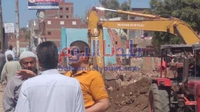 لخدمة العملية التعليمية.. إنشاء جناح جديد بمدرسة خالد بن الوليد بجريس بالمنوفية