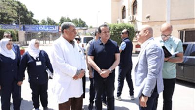 وزير الصحة يتفقد مستشفى العريش لمتابعة الخدمات المقدمة للمصابين الفلسطينيين