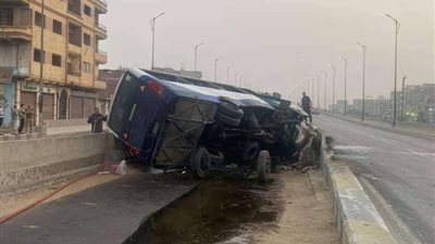 بالأسماء.. إصابة 6 اشخاص في حادث تصادم سيارة ببني سويف