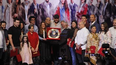 بالصور.. تكريم أبطال مسلسل خلى بالك من زيزي بالمركز الكاثوليكي