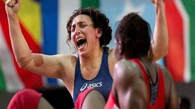 سمر حمزة تعتزل المصارعة بعد إخفاق طوكيو