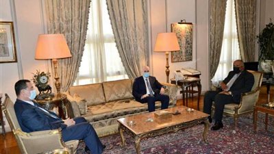 شكري يستقبل مستشار الرئيس الفلسطيني للشئون الدينية