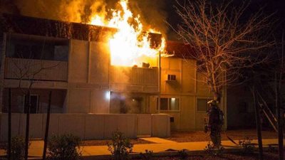 السيطرة على حريق بـ3 أكشاك فى الأوزبكية دون إصابات