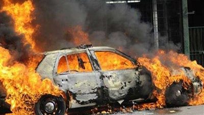 السيطرة على حريق سيارة ملاكي بالدقهلية