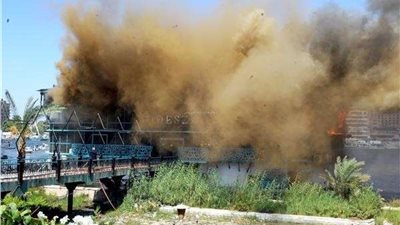 السياحة: تشكيل لجنة عاجلة لمعرفة أسباب حريق مركب الزمالك