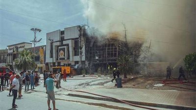 اندلاع حريق داخل الجامعة التكنولوجية فى بغداد
