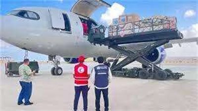 مطار العريش يستقبل طائرتي مساعدات كويتية ويونانية تمهيدا لنقلها إلى غزة