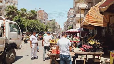 رفع 1763 إشغال طريق مخالفة خلال يومين بالبحيرة