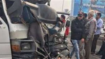 مصرع شخصين وإصابة 22 آخرين في حادث تصادم سيارتين بمنشأة القناطر