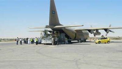 مطار العريش يستقبل 101 طائرة نقلت مساعدات لقطاع غزة منذ 12 أكتوبر