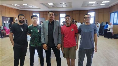 علوم سوهاج تحصد المركز الأول على مستوى الجامعة في بطولة تنس الطاولة