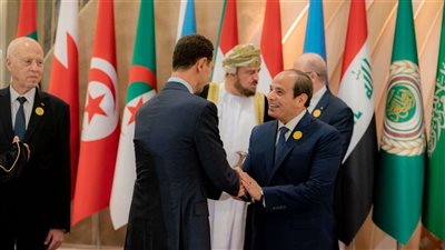الرئيس السيسي يلتقى نظيره السوري فى الرياض