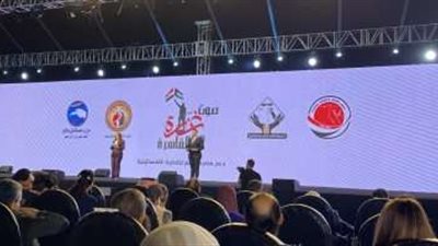 رافعين أعلام مصر وفلسطين.. انطلق مؤتمر مؤسسة مجلس القبائل والعائلات المصرية