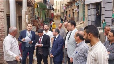 النيابة الإدارية تُعاين موقع العقار الكائن بقرية 