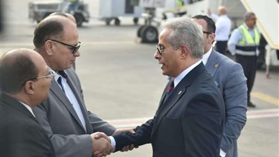 محافظ أسيوط يستقبل وزير العمل في المطار الدولي لبدء جولته الميدانية