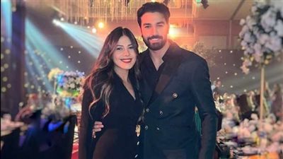 شاهد.. حازم إيهاب يشارك جمهوره احتفاله بعيد زواجه مع منة داغر