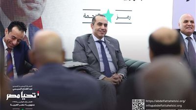 الحملة الرسمية للمرشح الرئاسى عبد الفتاح السيسي تستقبل وفد النقابة العامة لأعمال النقل الجوى