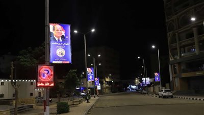 حماة الوطن يعلن دعمه للرئيس السيسي وينشر لافتات بشمال سيناء